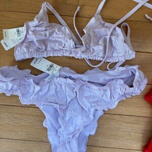 Aerie bikini new whole set small bottom and xsmall top